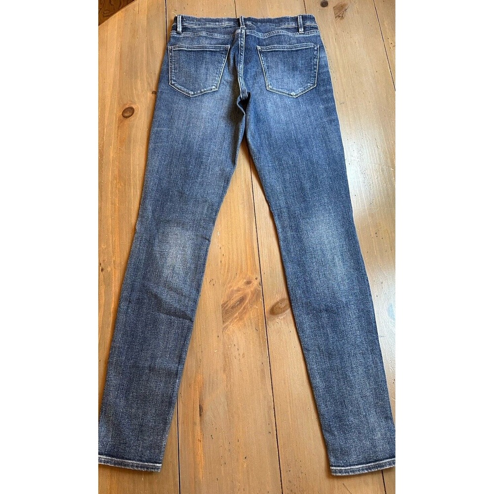 Madewell 10" High Riser Skinny Skinny Jeans Women's Size 26 Blue EUC 31 Inseam - Picture 3 of 8